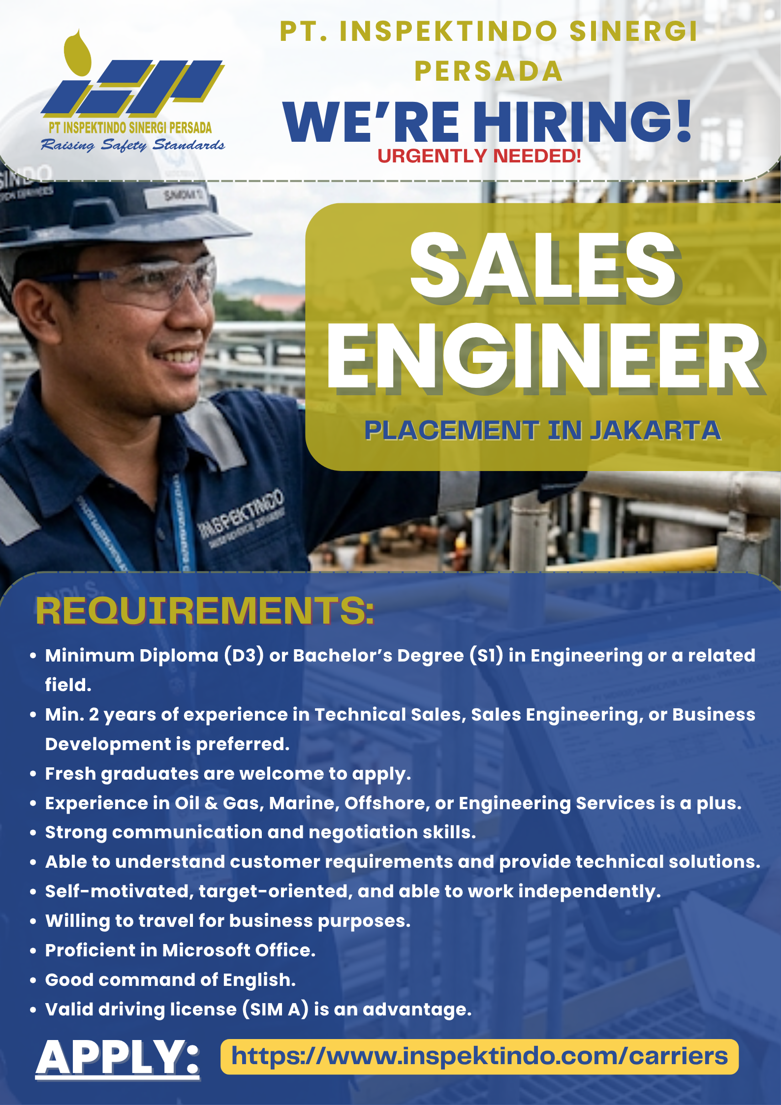 SALES ENGINEER